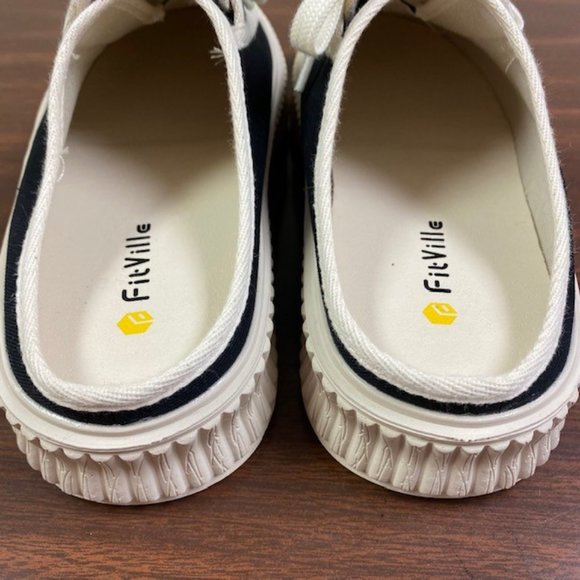 FitVille Women's Casual Zebra V2 Marca Platform Sneaker Slides, size 9 NEW‎ - Picture 11 of 14